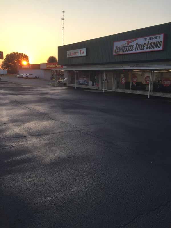 Shopping Center Parking Lot