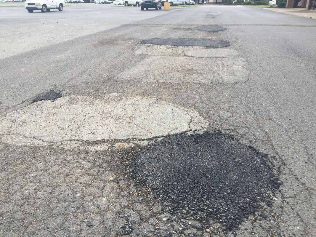 Shopping Center Parking Lot