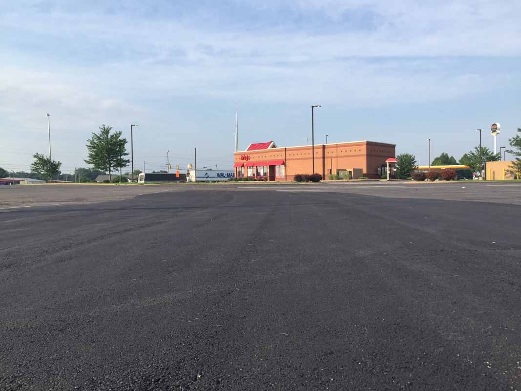 Shopping Center Parking Lot